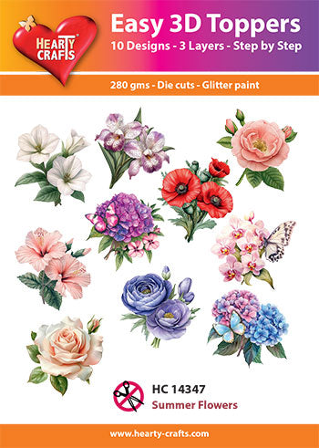 Easy 3D - Fleurs d'été pour gâteaux-1