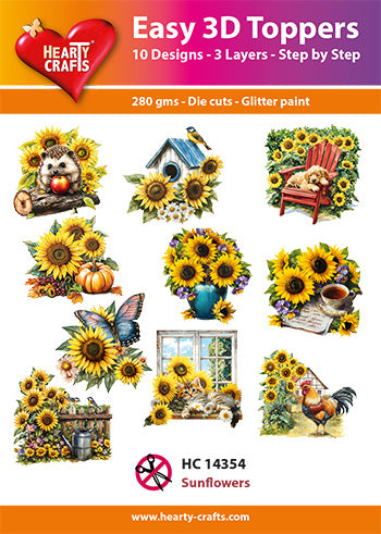 Easy 3D - Décorations Tournesols-1