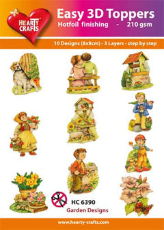 Easy3D Precut Toppers - Garden Designs-1
