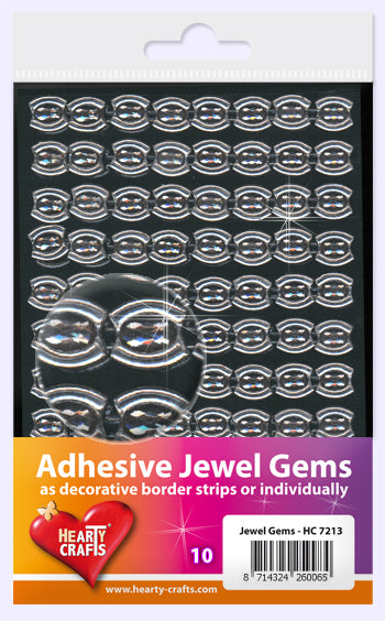 Hearty Crafts Adhesive Jewel Gems 10-1
