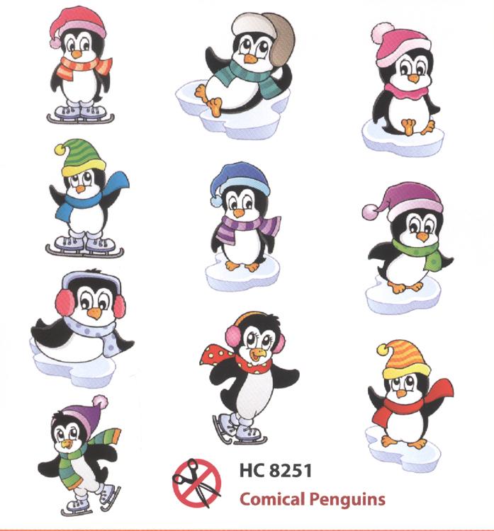 Easy 3-D Topper - Cute Penguins (10)-1