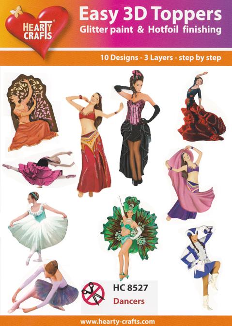 Easy 3-D - Dancers (10 different designs)-1
