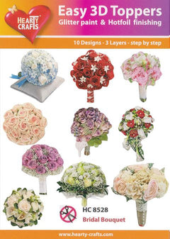 Easy 3-D - Bridal Bouquet (10 different designs)-1