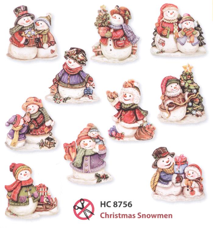Easy 3-D Topper - Snowman-1