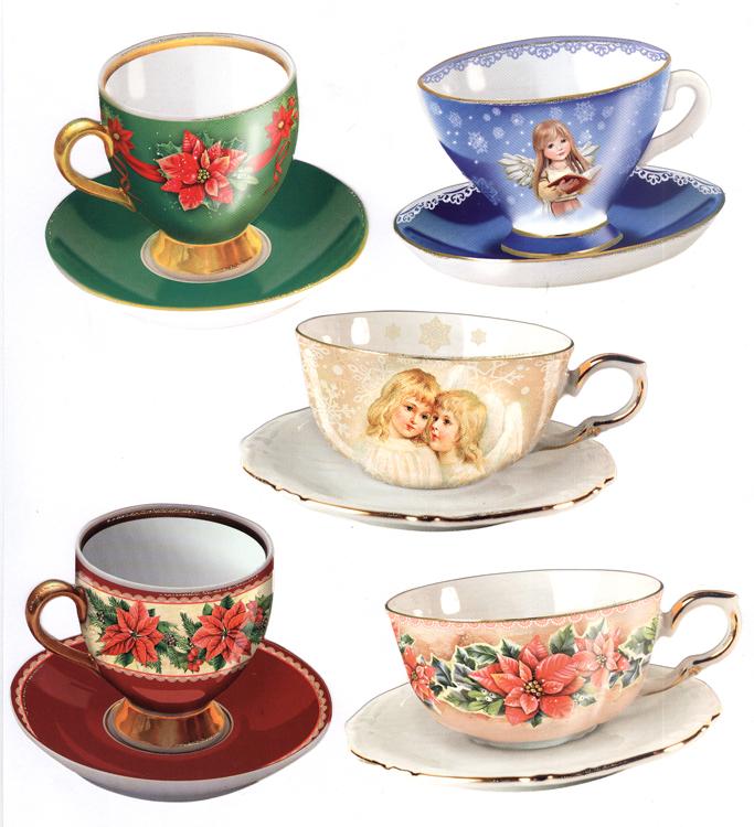 Easy 3D Toppers: Winter Teacups-2