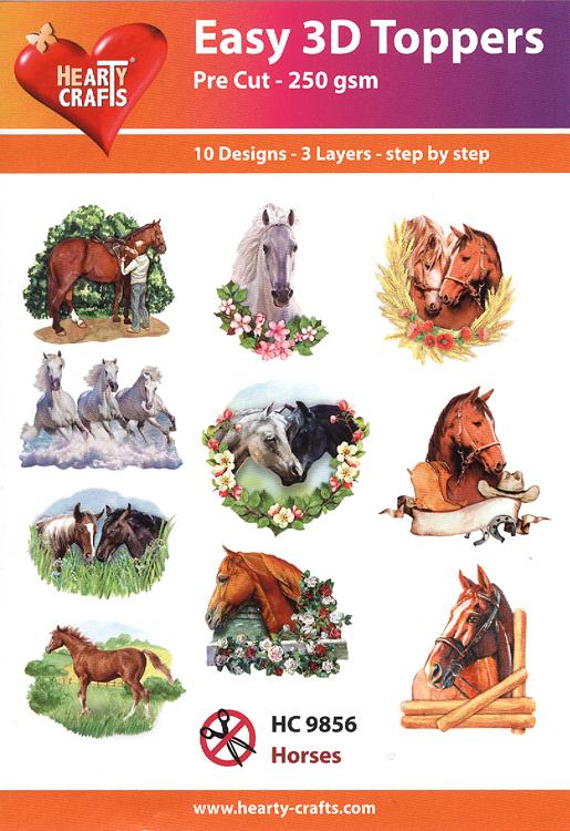 Easy 3D Toppers: Horses-1