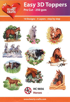 Easy 3D Toppers: Horses-1