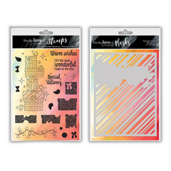 Presents & Bows Stamp & Stencil Set-1