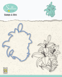 Snellen Design Flowers Lily Die & Stamp Set-1