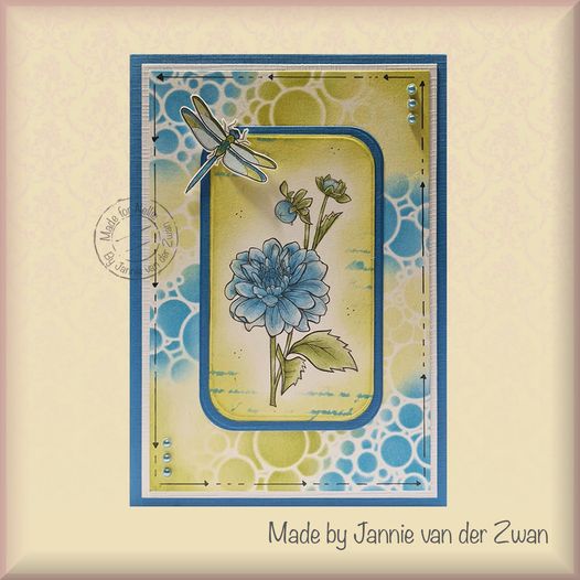 Nellie's Choice Die & Stamp Set - Garden Flowers Series - Rose-2