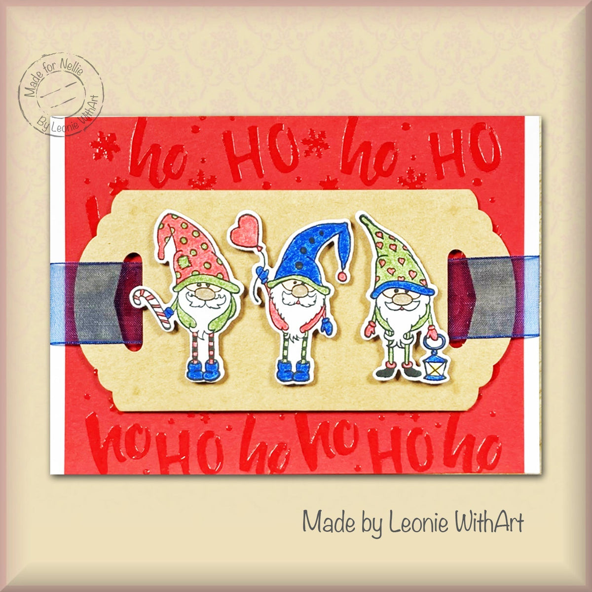 Die & Clear Stamp Set - Xmas Gnome Serie Candystick-3