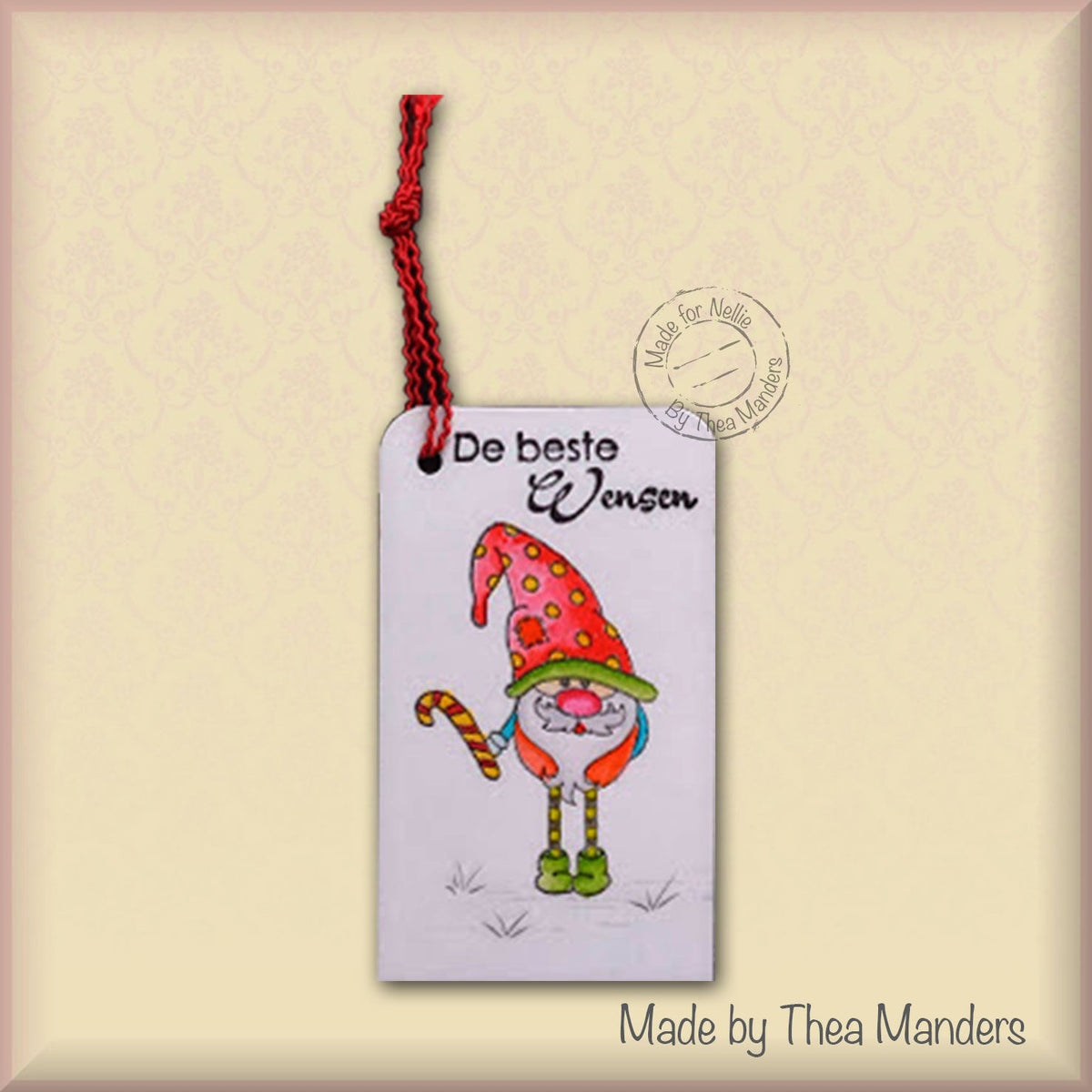 Die & Clear Stamp Set - Xmas Gnome Serie Candystick-2