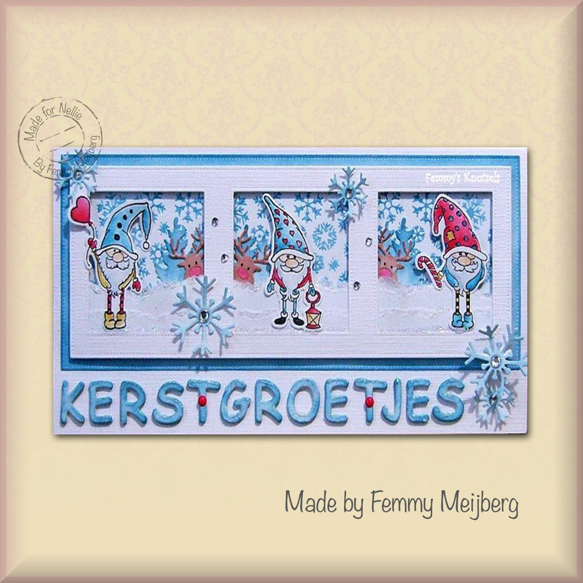 Die & Clear Stamp Set - Xmas Gnome Serie Candystick-4