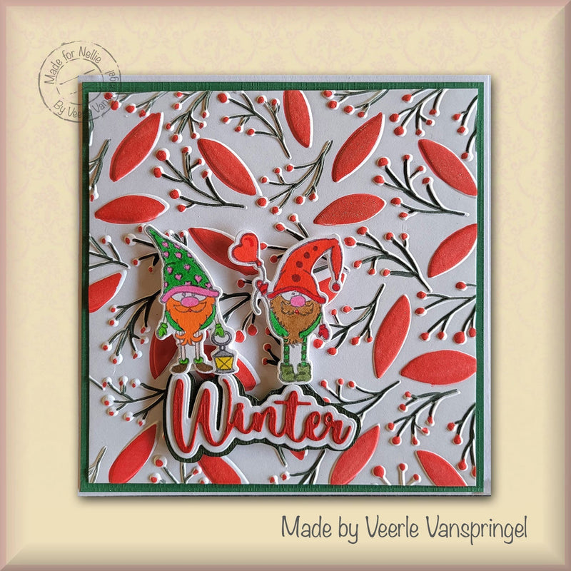 Die & Clear Stamp Set - Xmas Gnome Serie Lantern-4
