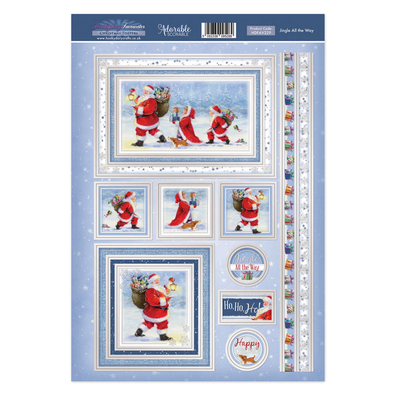 Hunkydory Topper Favourites - Jingle All the Way-1