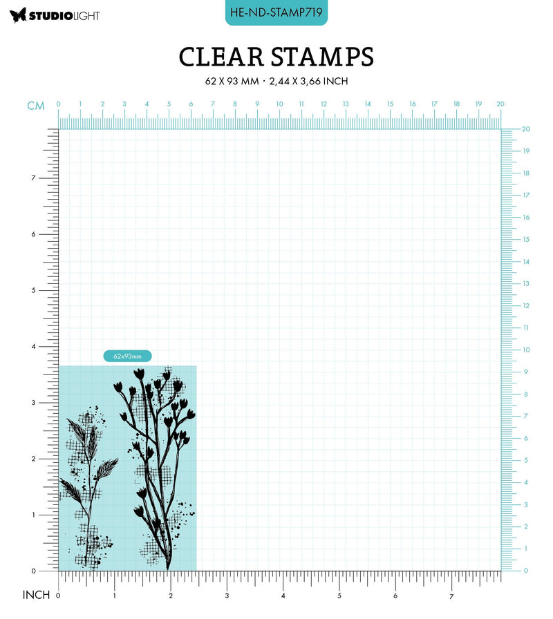 HE Clear Stamp Branches Nature's Dream 2 - 1 PC-3