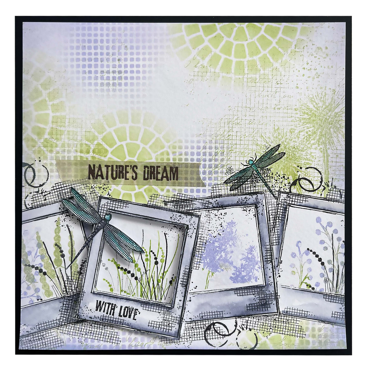 HEN Masque Fond Décor Natures Dream 150x210x1mm 1 PC nr.239-4