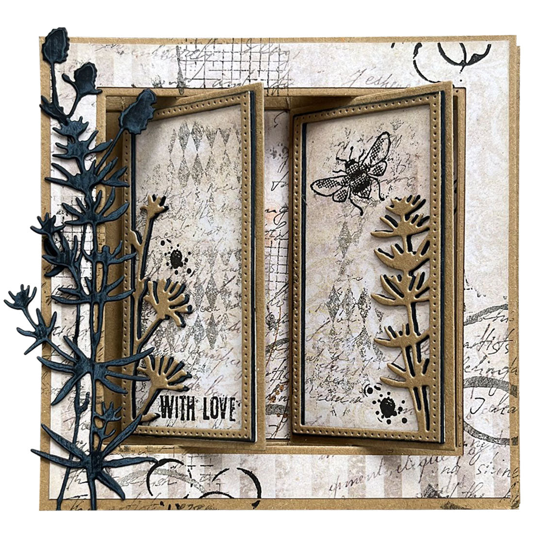 HEN Bloc de papier de fond Natures Dream 210x294x5mm 36 feuilles n°113-4
