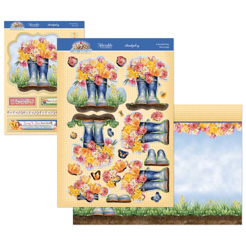 Spring is Here Deco-Large Set - A Boot-iful Day-1