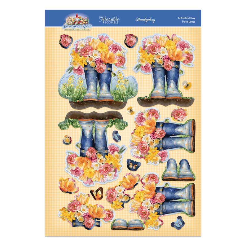 Spring is Here Deco-Large Set - A Boot-iful Day-3