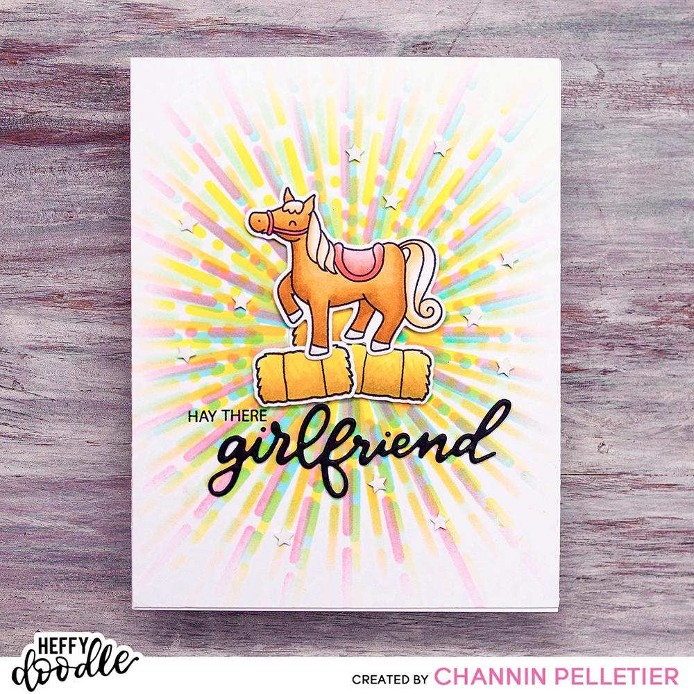 Simply Radiant Stencil-7