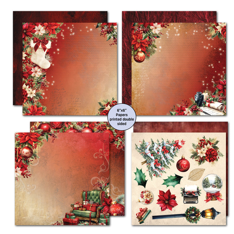 3Quarter Designs Holly Jolly 6x6 Paper Pack-4