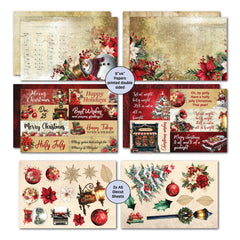 3Quarter Designs Holly Jolly 6x4 Card Pack-5