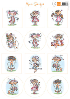 Marianne Design A4 Cutting Sheet - Hetty's Mini's - Summer Snoesjes-1