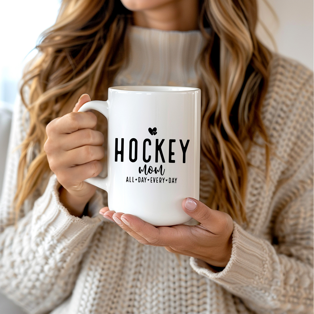 Hockey Mom Coffee Mug — Funny Rink Life 15oz Gift for Hockey Moms 🏒-1