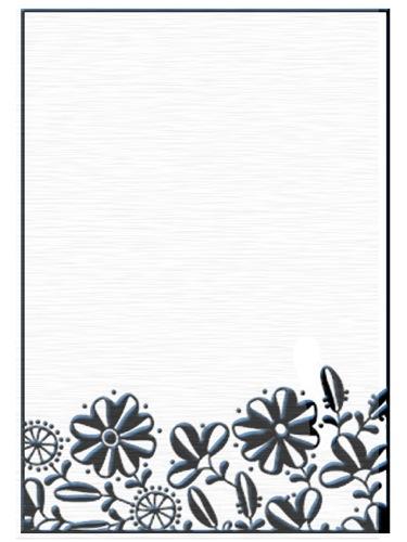 Embossing Folders - Flower Border 1-1