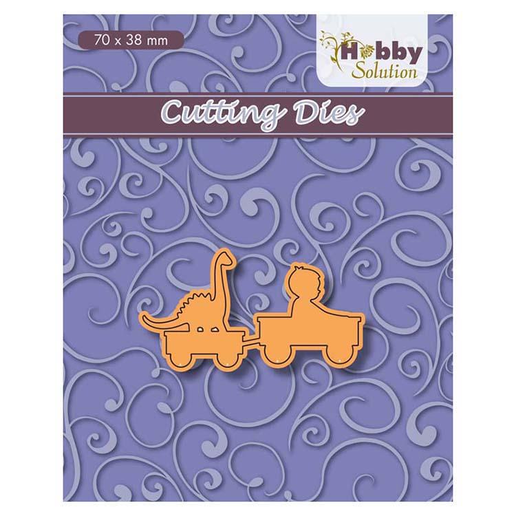 Hobby Solution Cutting Dies Boy in Go-Cart-1