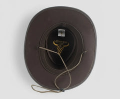 Shapeable Cowboy Hat with 12 Gauge Bullet Slice & Embellishments-15