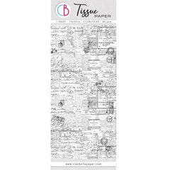 Tissue Paper cm69x49 27.66"x19.29” Gentlemen Words-1