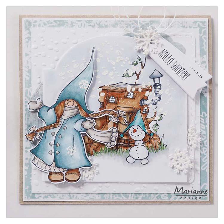 Marianne Design Clear Stamps Hetty's Gnomes Winter-2