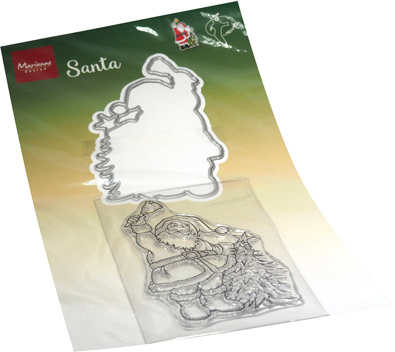 Marianne Design Stamp & Die Set - Hetty's Santa-1