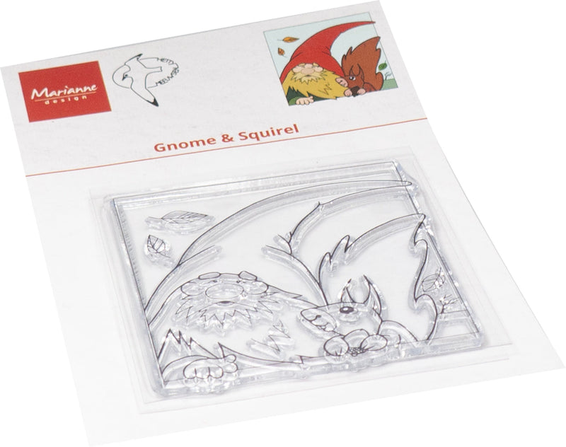 Marianne Design Clear Stamp - Hetty's Gnome & Squirrel-1