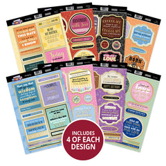 Hunkydory Humour Luxury Card Toppers Kit-1