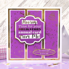 Happy Days Foiled Edge-to-Edge Cardstock-7