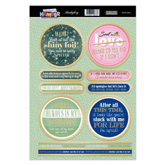 Hunkydory Humour Topper Sheet - Just to Say...-1