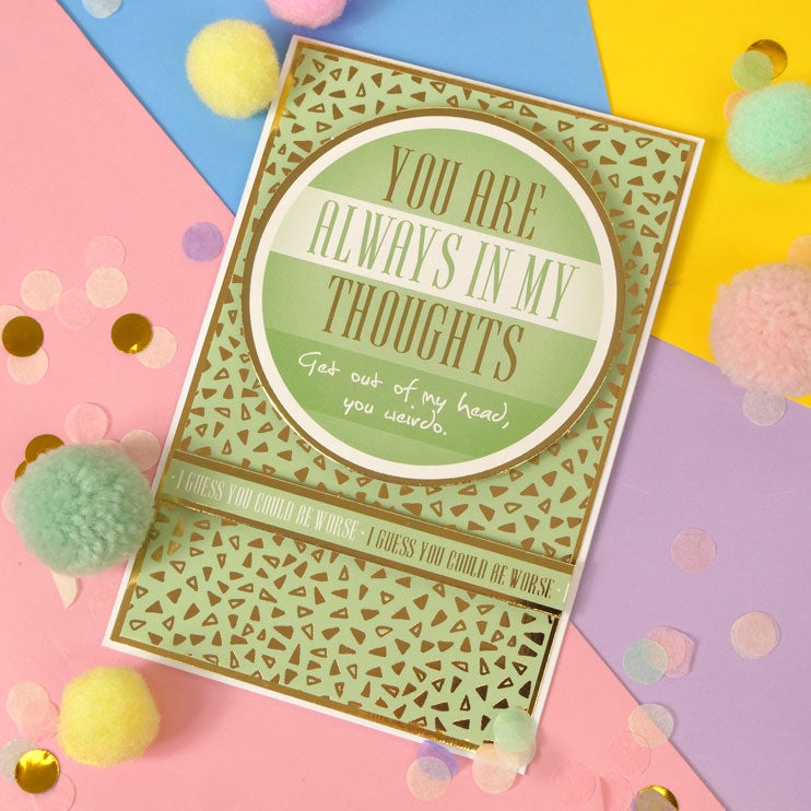 Hunkydory Humour Topper Sheet - Just to Say...-2
