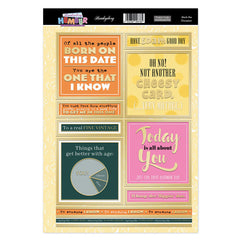 Hunkydory Humour Topper Sheet - Mark the Occasion-1