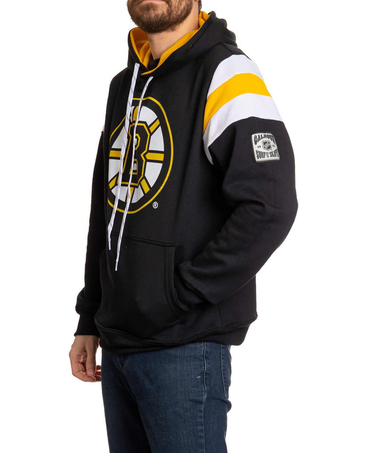 Boston Bruins Varsity Retro Style Hoodie-3