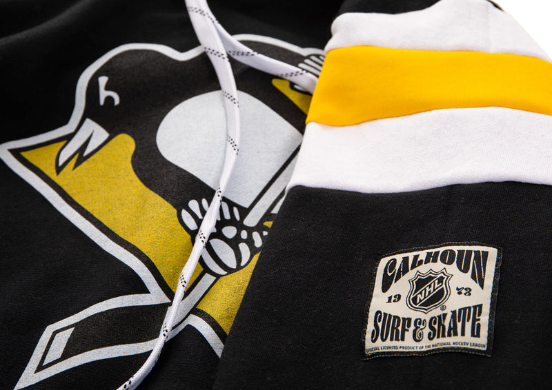 Pittsburgh Penguins Varsity Retro Style Hoodie-4