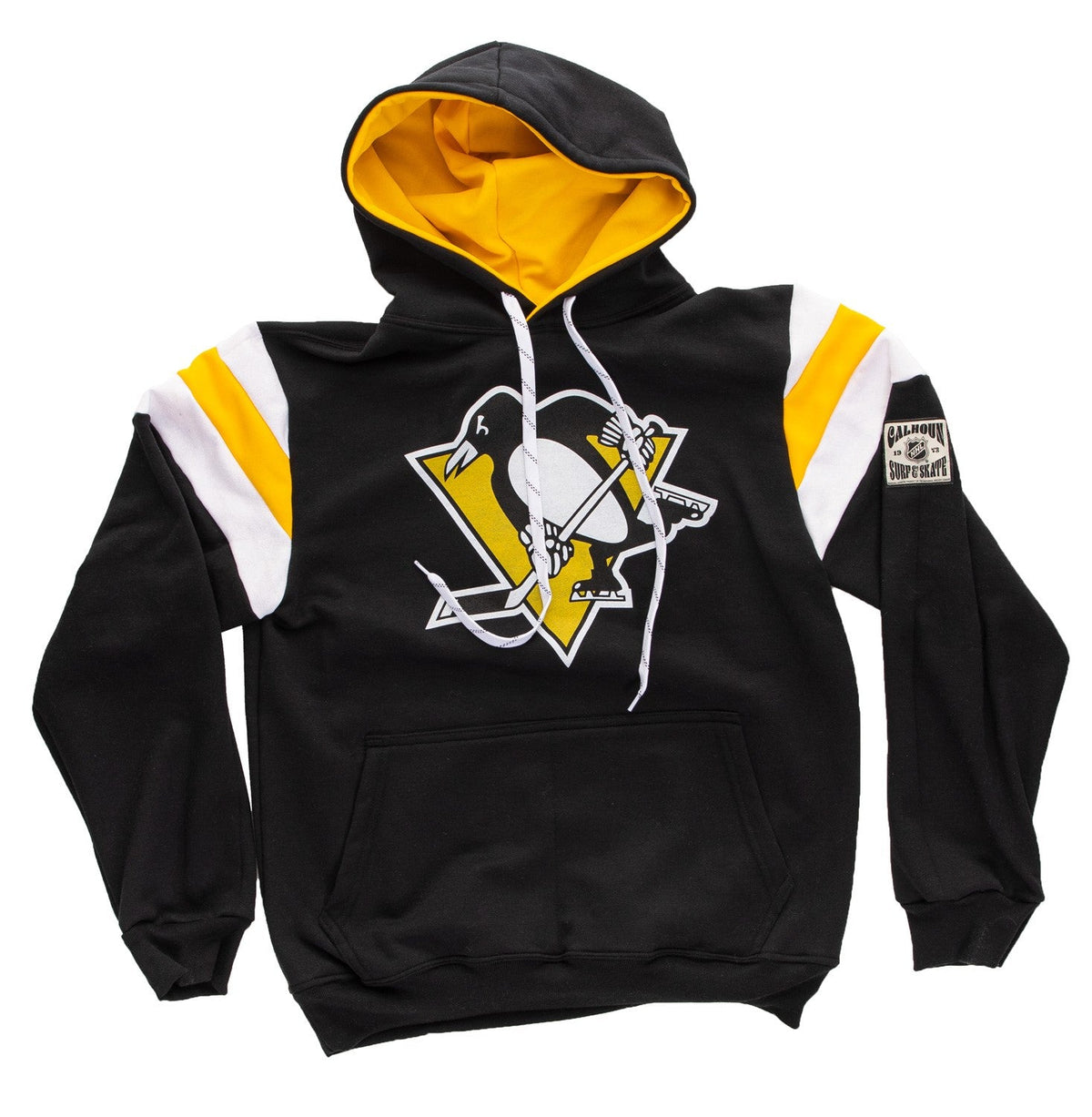 Pittsburgh Penguins Varsity Retro Style Hoodie-6
