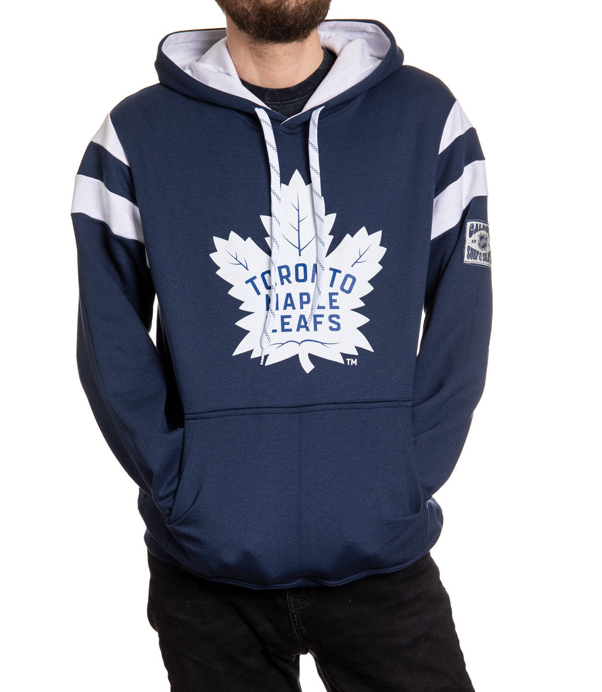 Toronto Maple Leafs Varsity Retro Style Hoodie-1