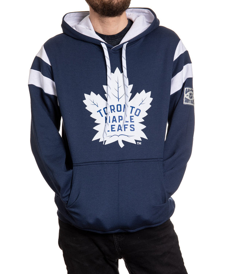 Toronto Maple Leafs Varsity Retro Style Hoodie-1
