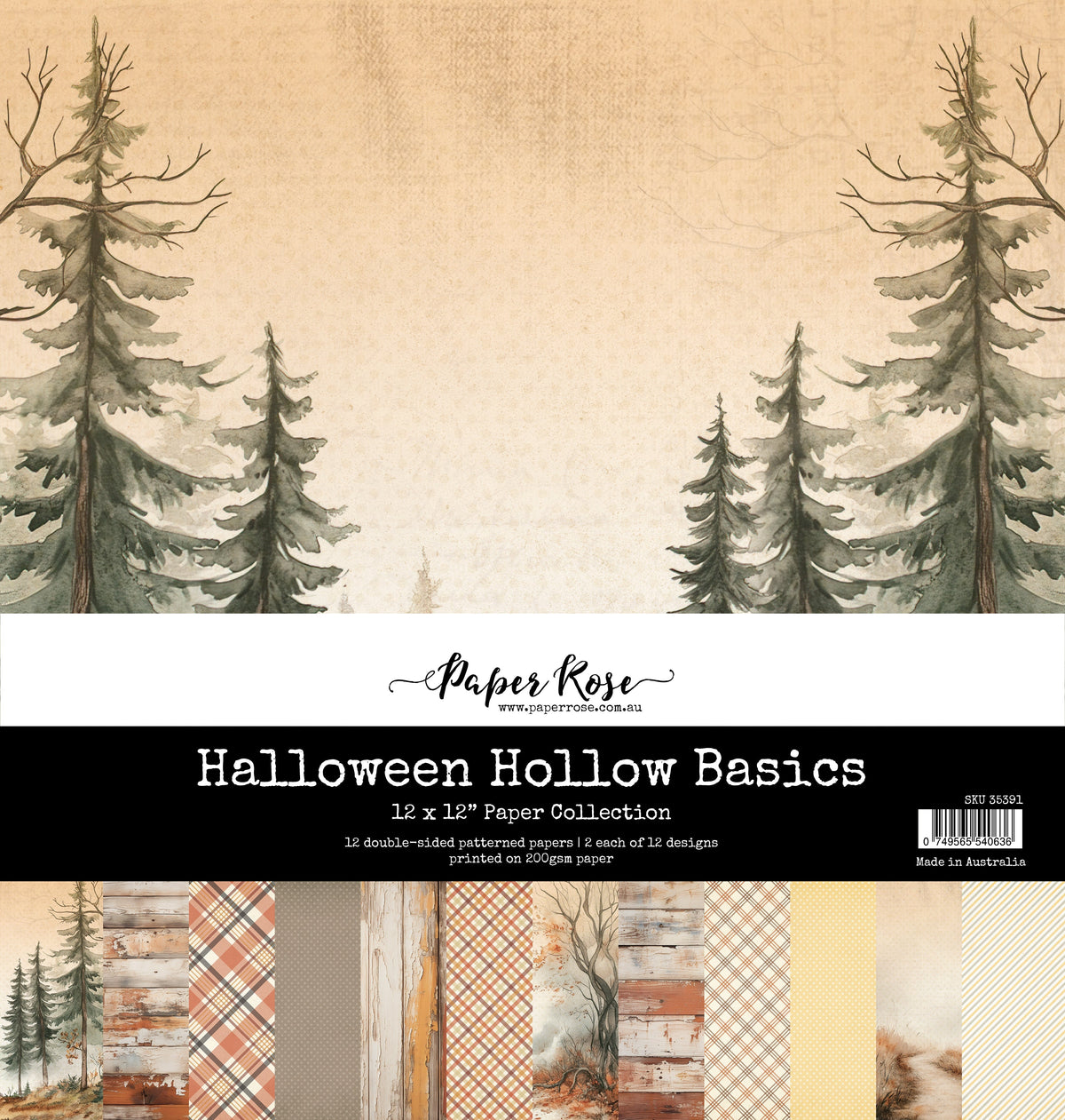 Halloween Hollow Basics 12x12 Paper Collection 35391-1