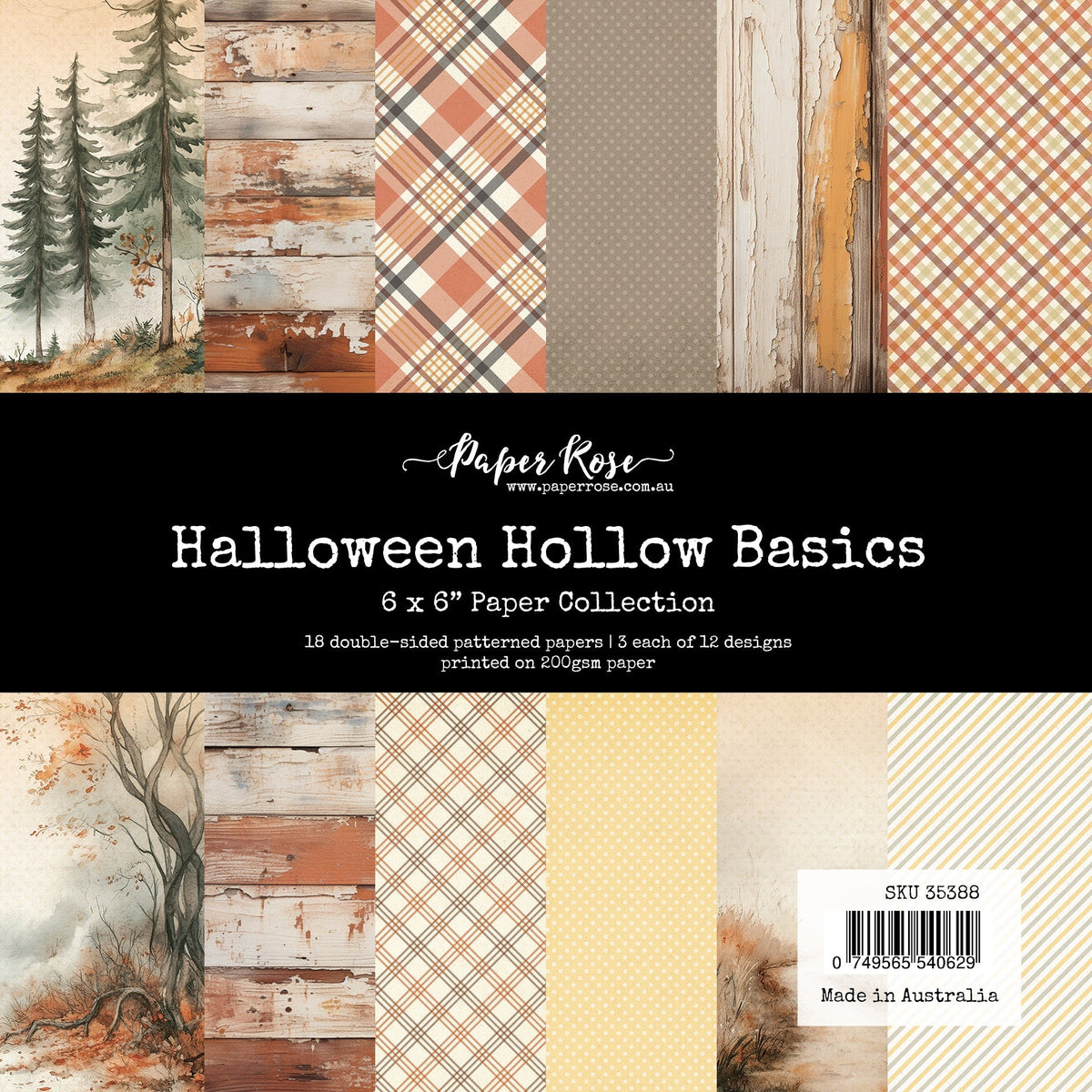 Halloween Hollow Basics 6x6 Paper Collection 35388-1