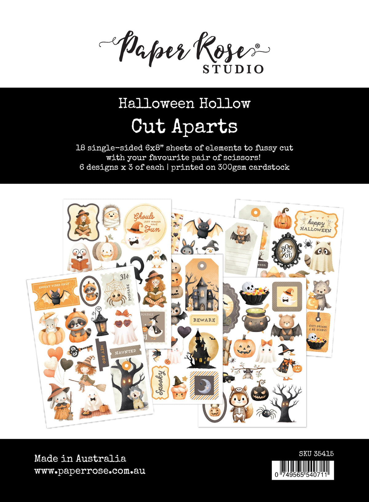 Halloween Hollow Cut Aparts 35415-1