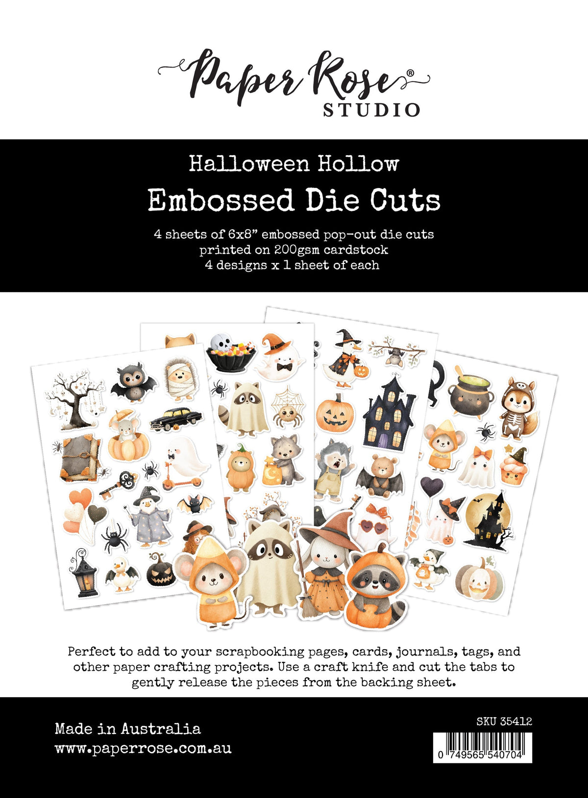 Halloween Hollow Embossed Die Cuts 35412-1